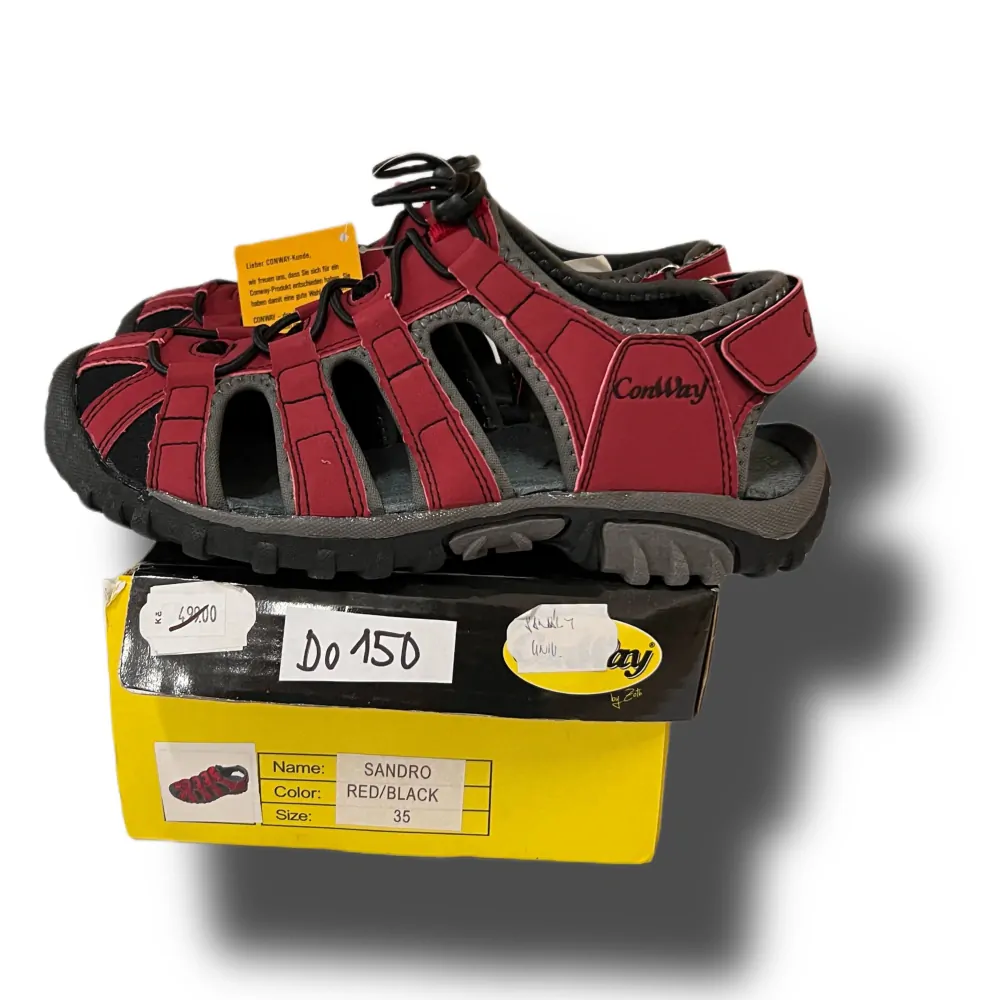 D0150-Sandro-Red/Black-vel.35