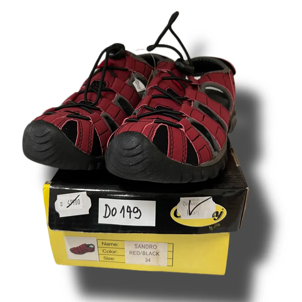 D0149-Sandro-Red/Black-vel.34