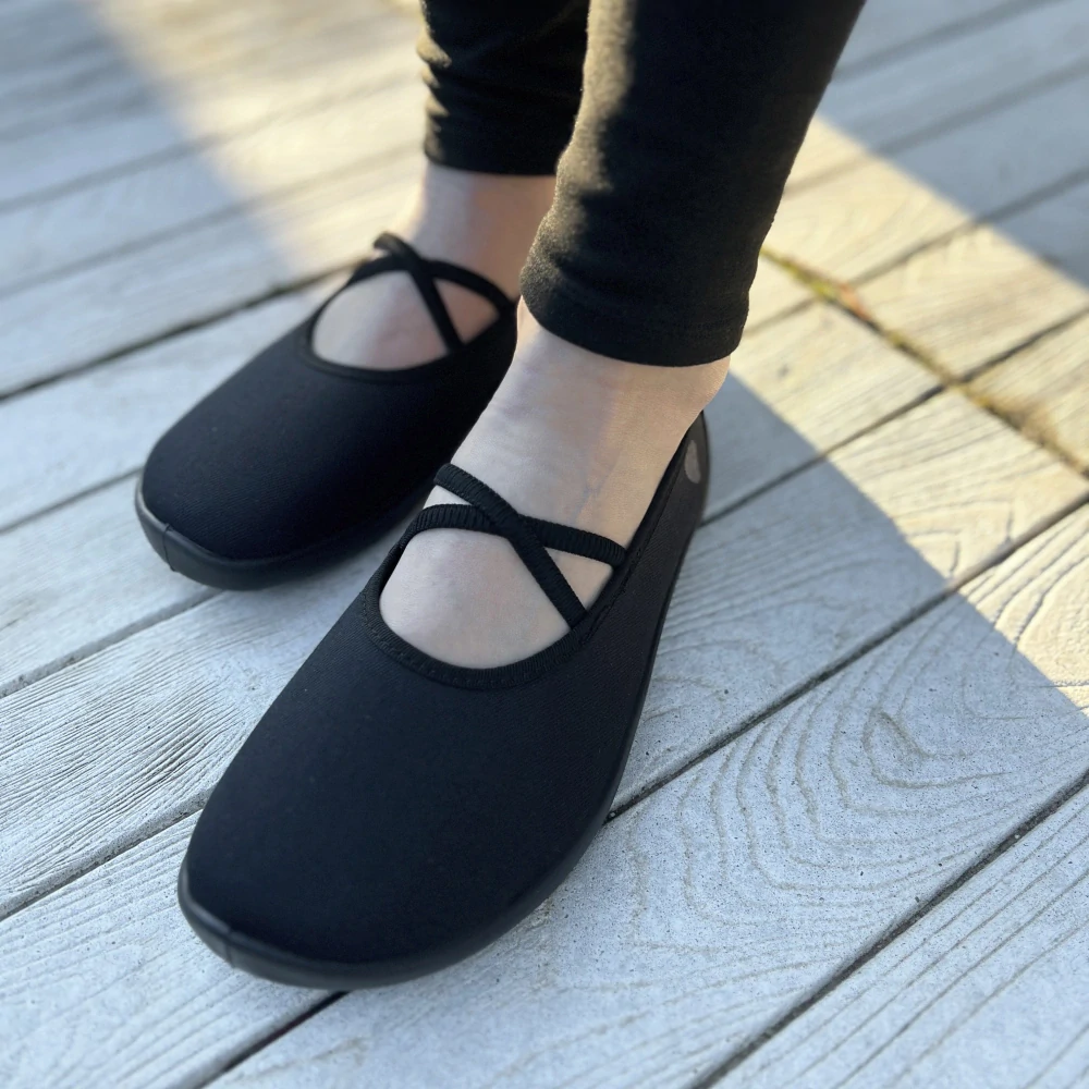 NATURAL BALLERINES CANVAS - 1NC01